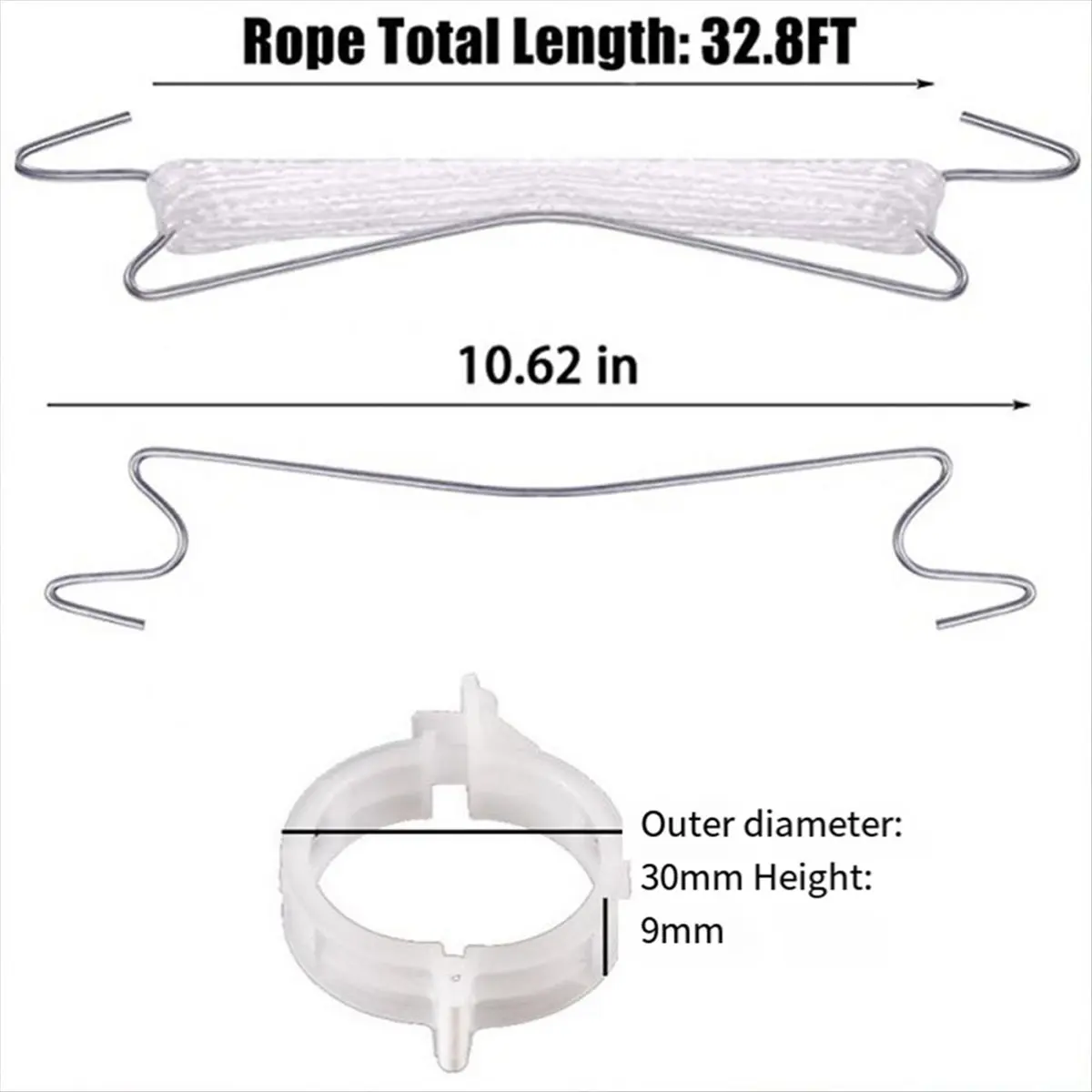 AA83 40pcs Tomato Hooks with String, Tomato Support Hooks, Tomato Holder Hooks & Plant Support Clips with 33.3ft Twine