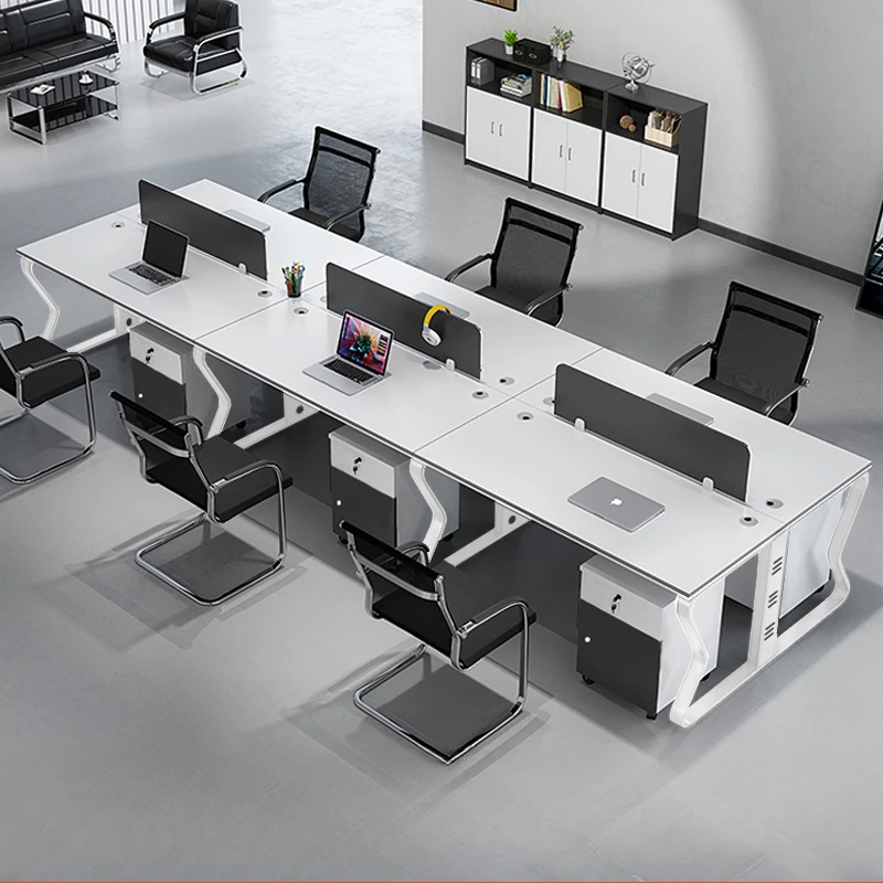 Unusual Unique Office Desk European Secretary Gaming Monitor Modern Office Desk Standing Luxury Work Metal Escritorio Furniture