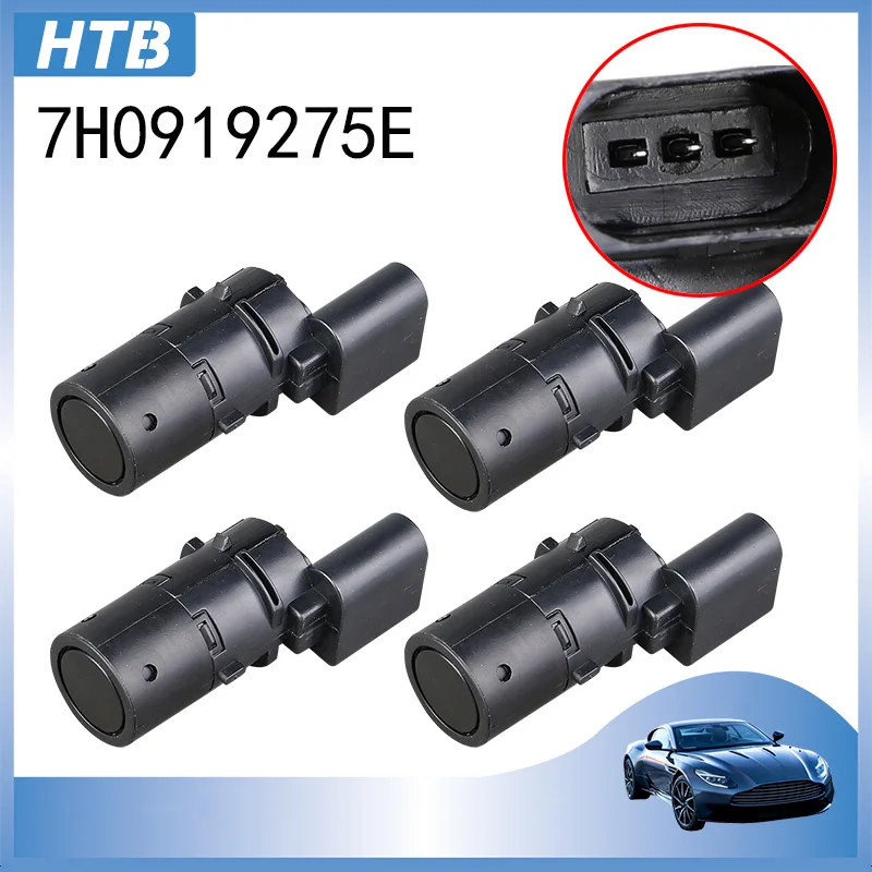 

4PCS 7H0919275E PDC Parking Sensor For Audi A6 4B,C5 4F2 VW Transporter Metway V 2.0 2.5 2003-2015 4B0919275G Reversing radar