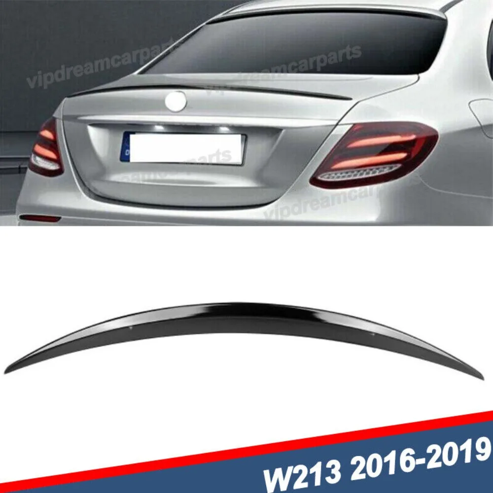 

Rear Trunk Lip Spoiler Wing Fit Mercedes Benz W213 E-Class 2016-2019 Black United States