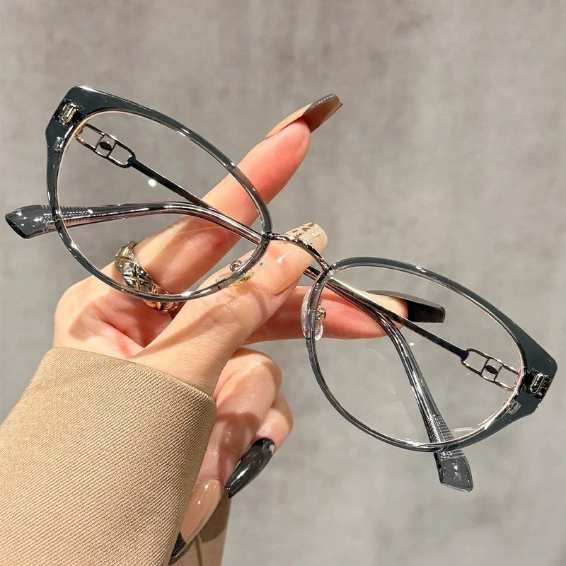 Modische Damen-Lesebrille mit hochauflösender Anti-Blaulicht-Lesebrille und ultraleichter Retro-Lesebrille – Detail 2
