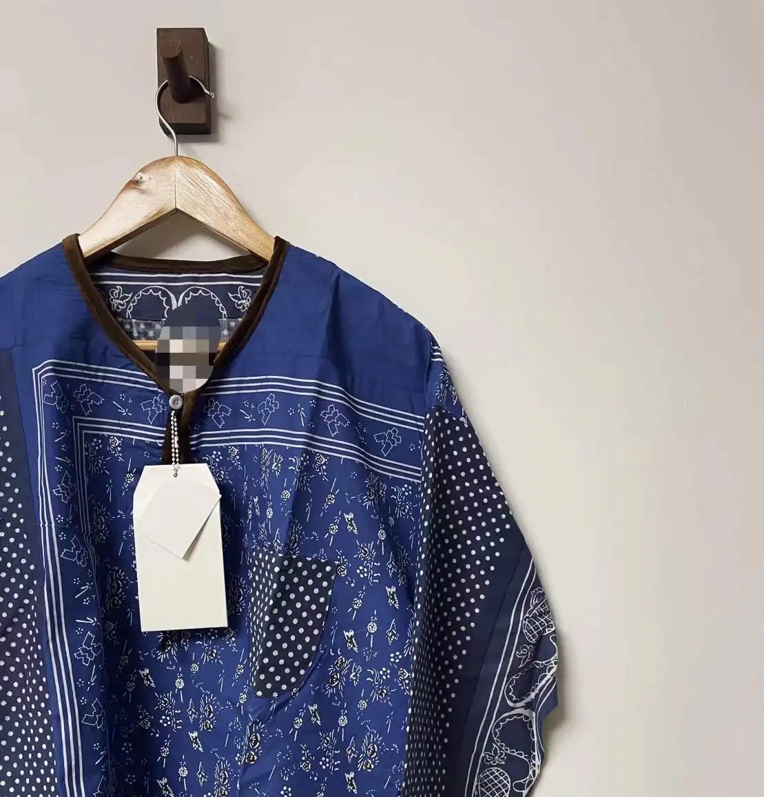 2026 VISVIM TUNIC P.O. WILDFLOWER P.W. Floral jumper