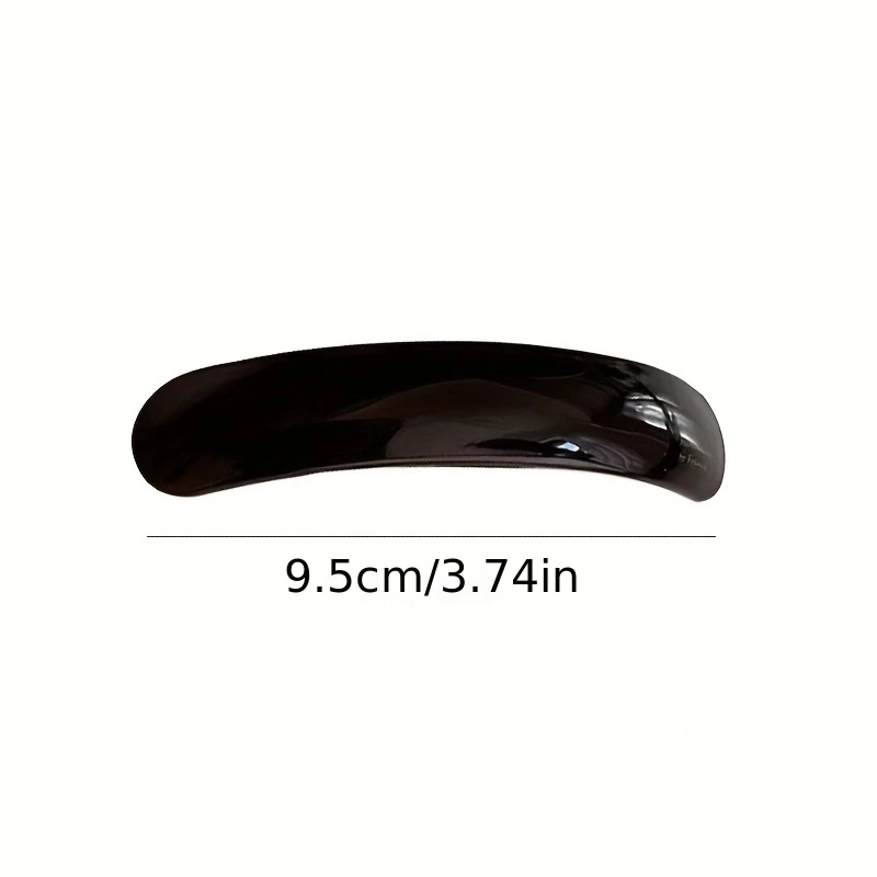 New Elegant Acetate Hair Clips Simple Geometric Solid Color Barrettes Hairpin Women Hair Accessories