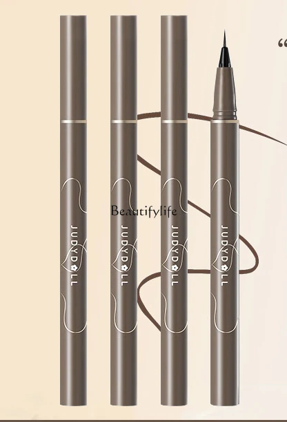 Ultra-Fine Liquid Eyeliner, Quick-Drying, Waterproof, Not Smudge, Novice Brown, Accurate Description