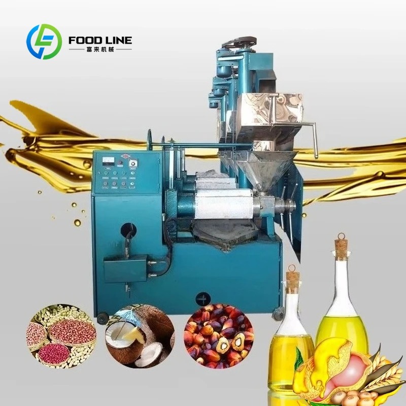 Customized Commercial Spiral Oil Press Machine 380V 1800W for Peanut Palm Kernel High Efficiency Food Grade Stainless Steel
