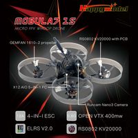 Happymodel Mobula6 / Mobula7 Mobula 7 1S Micro FPV BWhoop Drone 5IN1 AIO Flight Controller Built-in 2.4G ELRS V2.0 RX 1/3 CMOS