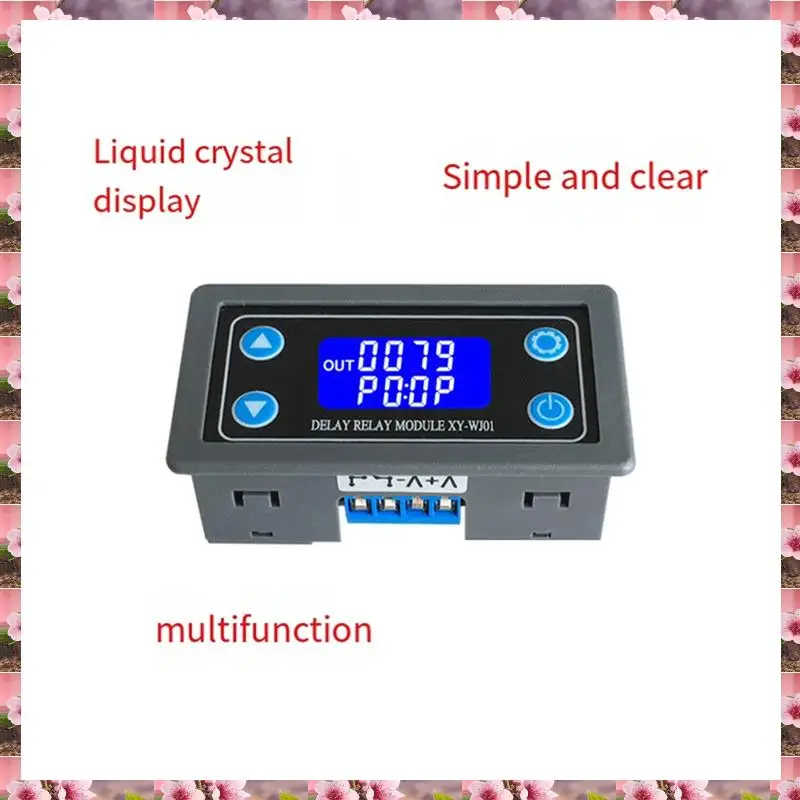 

2025 DC 6-30 В светодиодный цифровой релейный модуль задержки времени, программируемое реле таймера, переключатель управления, триггерный цикл времени с чехлом, постоянный ток 6-30