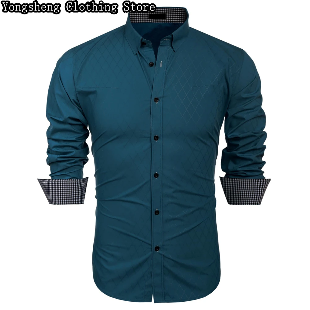 Men's Long Sleeve Shirt Casual Shirt High Quality Men's Clothing Work Travel Fashion Design Sense Men's Clothing 2024 New Tops