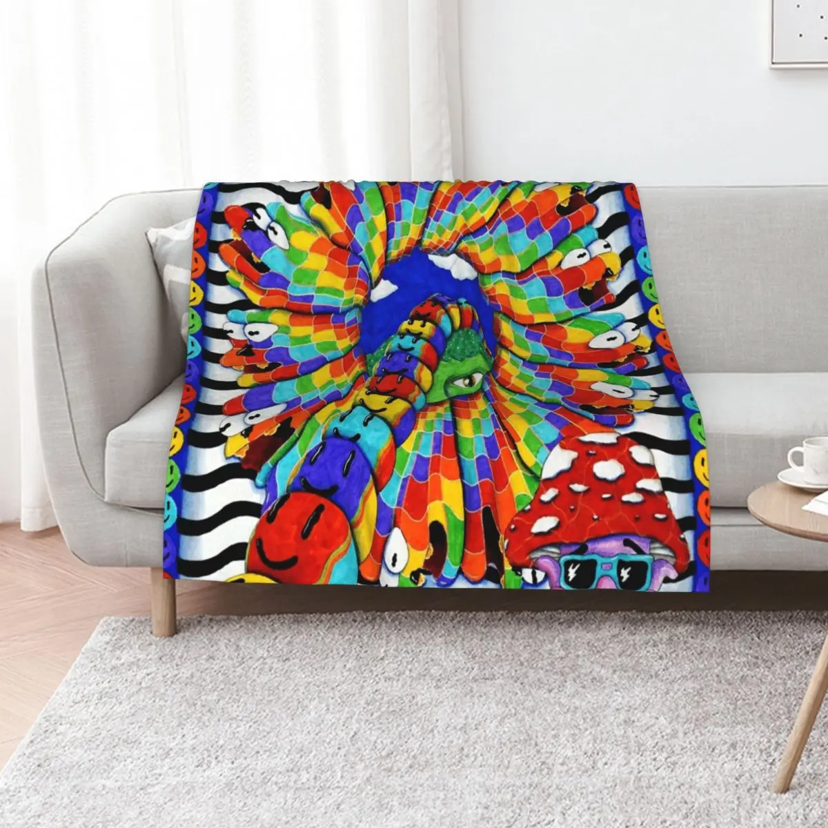 Griz Chasing The Golden Hour 2021 masjule Throw Blanket Travel Shaggy Thins Large Decoratives Sleeping Bag Blankets