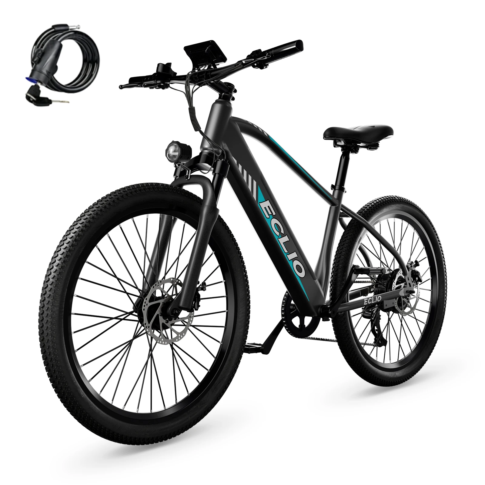 

Electric Bike for Adults, 26” Ebike with 48V 10Ah Built-in Battery, 30-48 Miles Range, 20 MPH, 7-Speed Commuter Electric Bicycle for Men and Women, UL 2849 Safety Standard