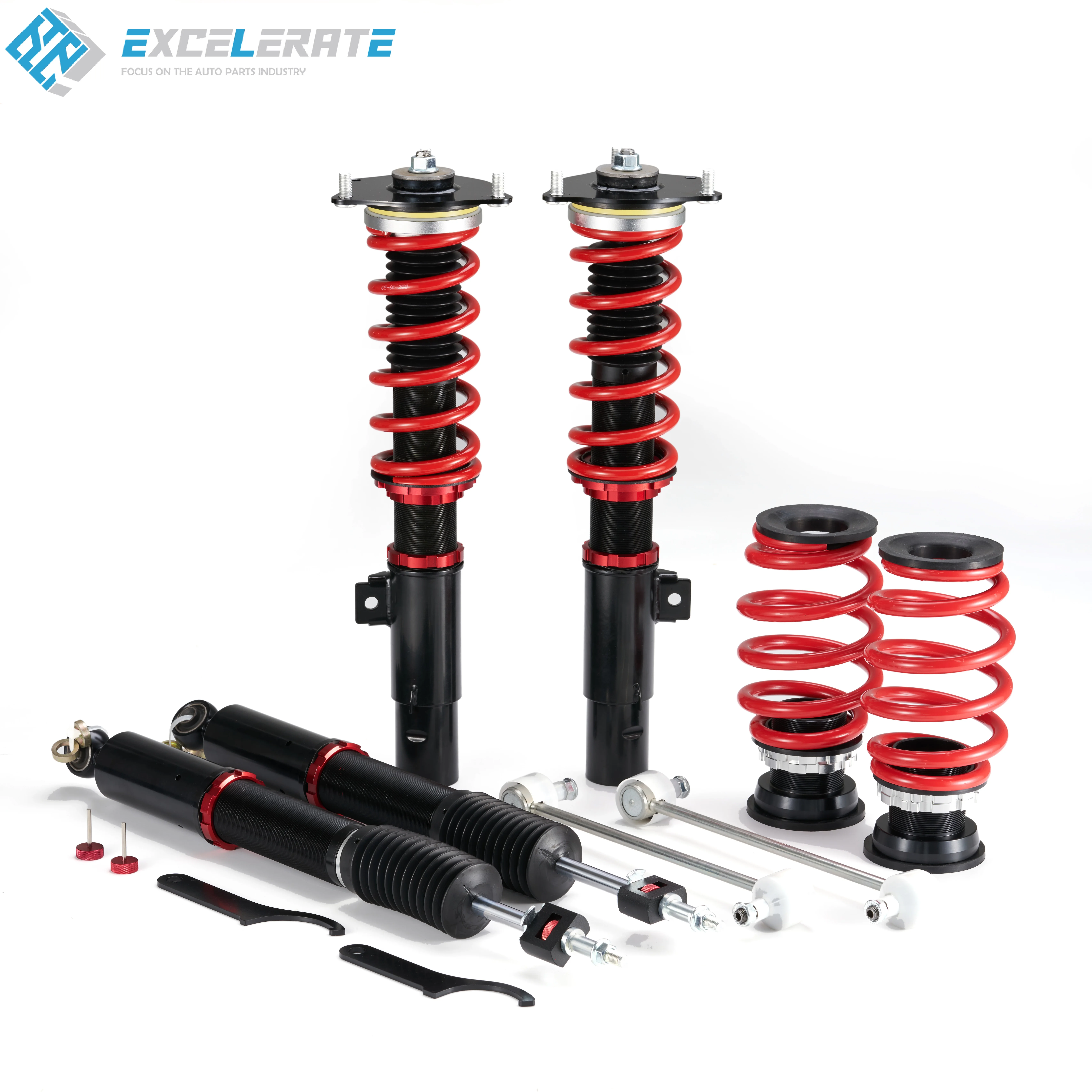 Monotube Damping And Height Adjustable Coilovers Suspension For Honda Jazz