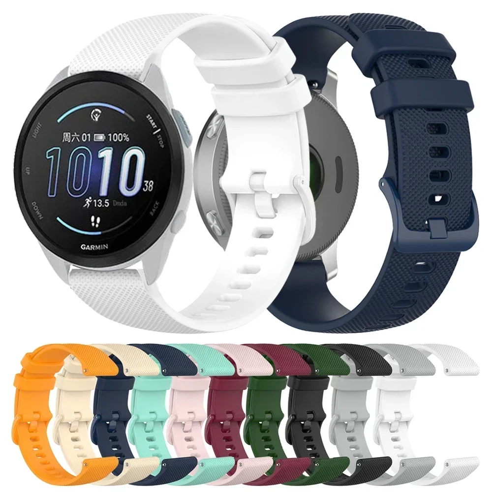 

Silicone Strap For Garmin Forerunner 255 265 245 165 Music Band Garmin Forerunner 255s Wristbands Sports Bracelet Accessorie