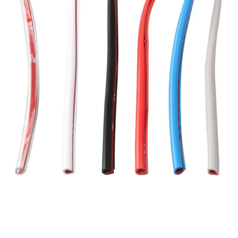 Autodeur Randbeschermer Onzichtbare Anti-kras Decoratieve Rubberen Strip Auto Body Anti-kras Anti-collision Beschermende Sticker