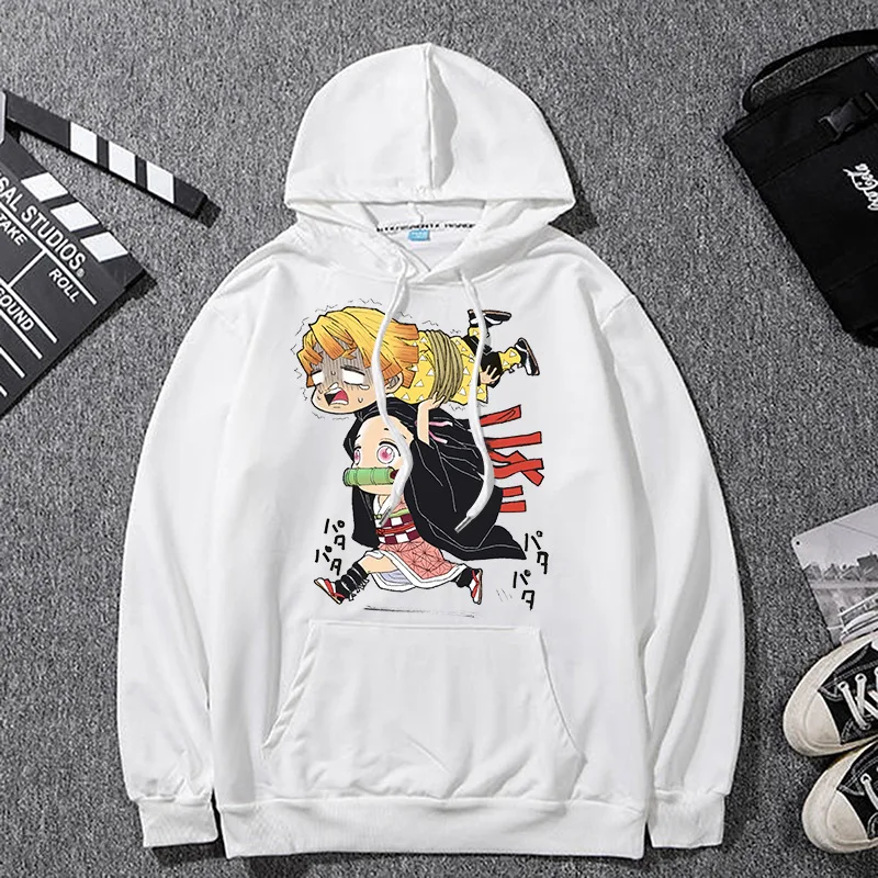 Demon Slayer Character Impressions Street Style Fashion Sports Anime Women's Clothing Casual Hoodie