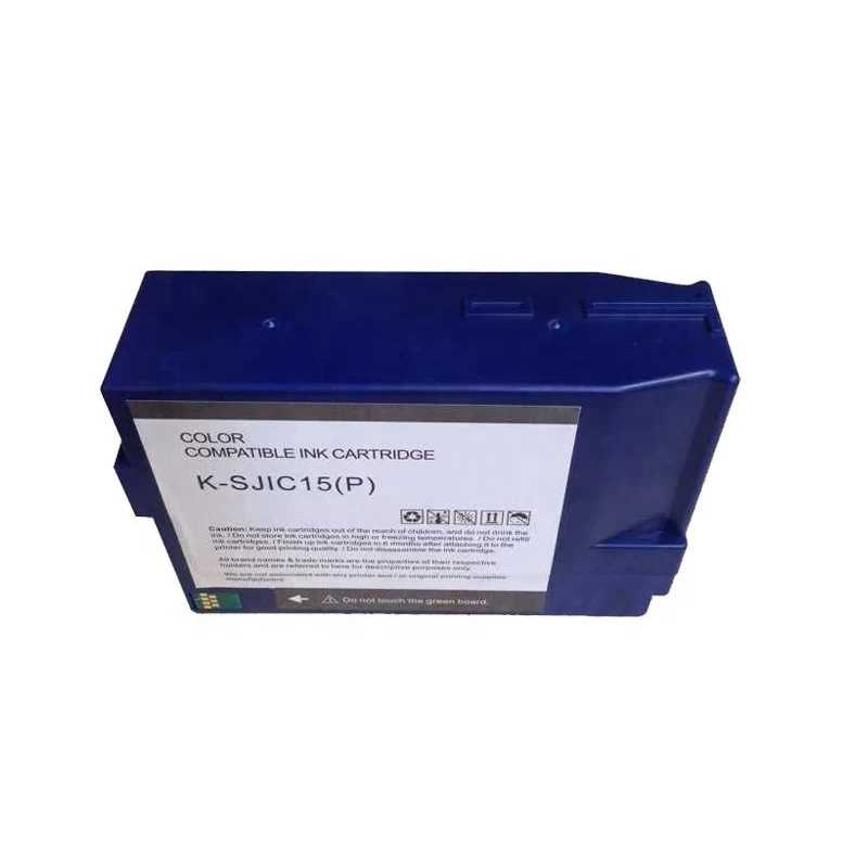 SJIC15P Tri-color Ink Cartridge Compatible With Epson TM-C3400 TM-C3400LT TM-C610 Color Label Printer With Chip