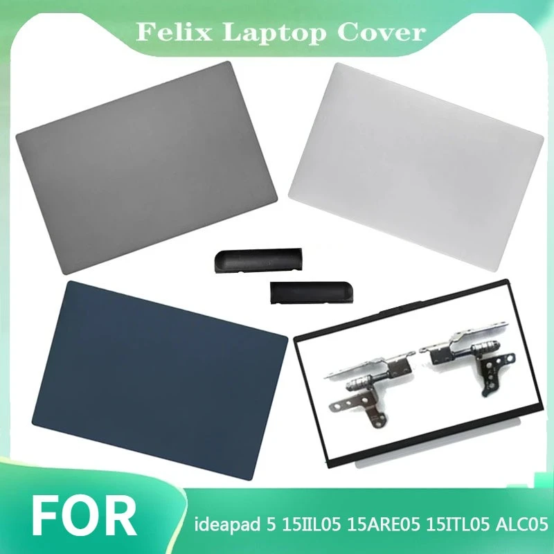 New For ideapad 5 15IIL05 15ARE05 15ITL05 ALC05 LCD Back Cover 5CB0X56073 /Front Bezel / Hinges Screw AM1K7000300