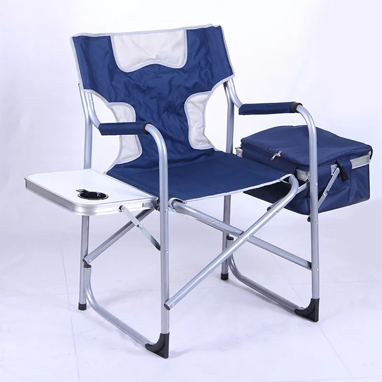 Multi-functional Big Lightweight Foldable Metal director chair for camping hiking BBQ picnics or any outdoor event makeup a