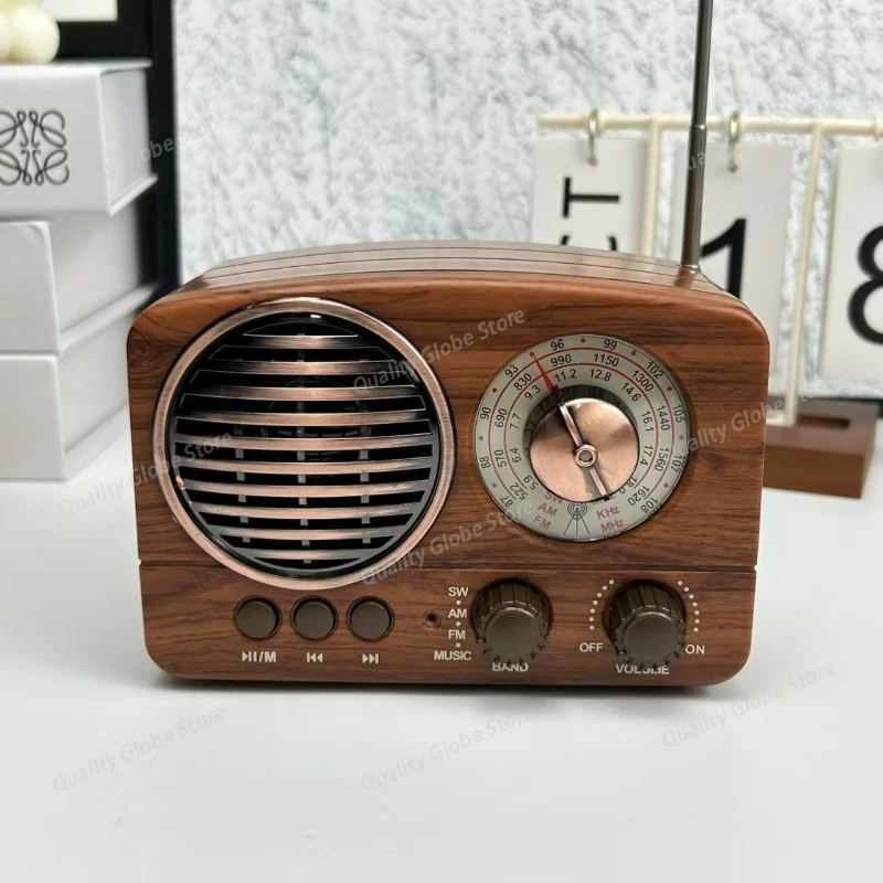 Nuevo Reproductor portátil Retro profesional de onda completa para personas mayores, Altavoz Bluetooth, tarjeta enchufable, estéreo para ordenador