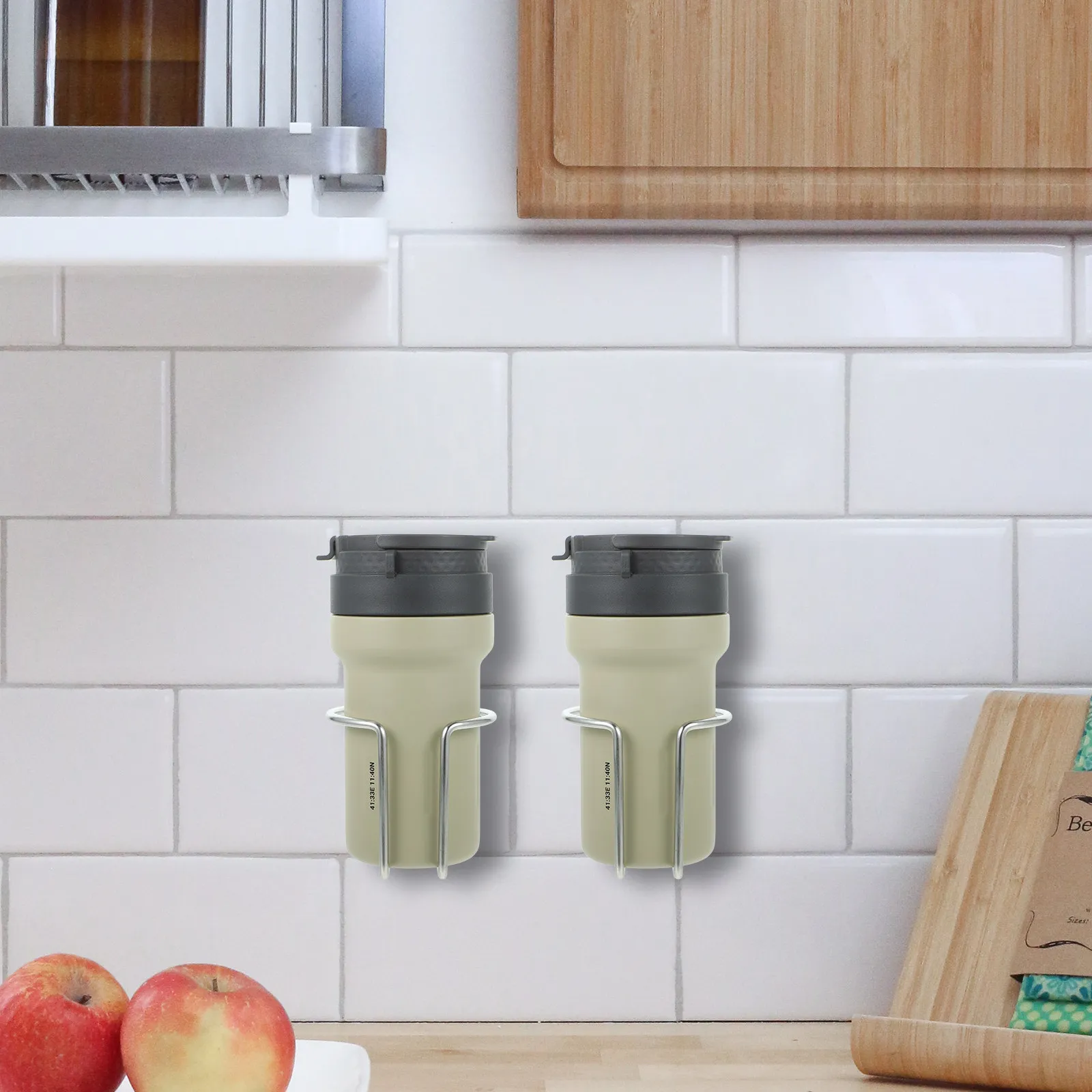 2Pcs Ring Style Drink Holder for Car Truck Suv Rv Dashboard Stainless Steel Cup Can Bottle Holder Fits Most Mugs Cups with Ears