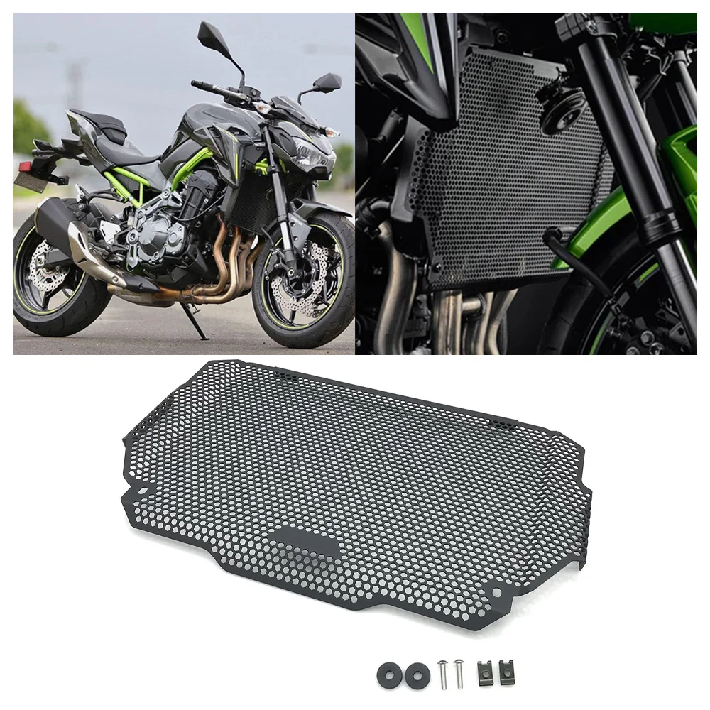 

Fit for Kawasaki Z900 SE ABS ZR900 Performance 2021 2022 2023 2024 Motorcycle Radiator Guard Front Cooler Grille Protector Cover