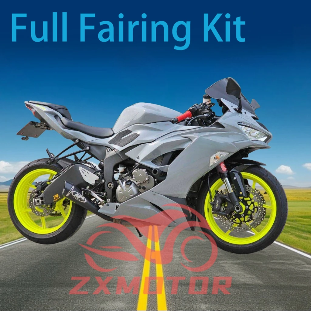 

For KAWASAKI ZX6R 19 20 21 22 23 Plastic Fairing Kit ZX 6R 2019 2020 2021-2023 Motorcycle Cowling Injection Bodywork Fairings