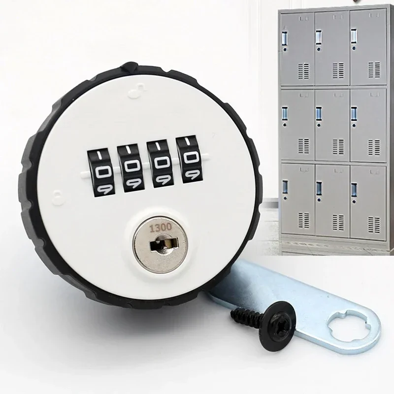 4 Digital Zinc Alloy Password Safe Lock With Keys Combination Cam Lock for Mailbox Cabinet Drawer