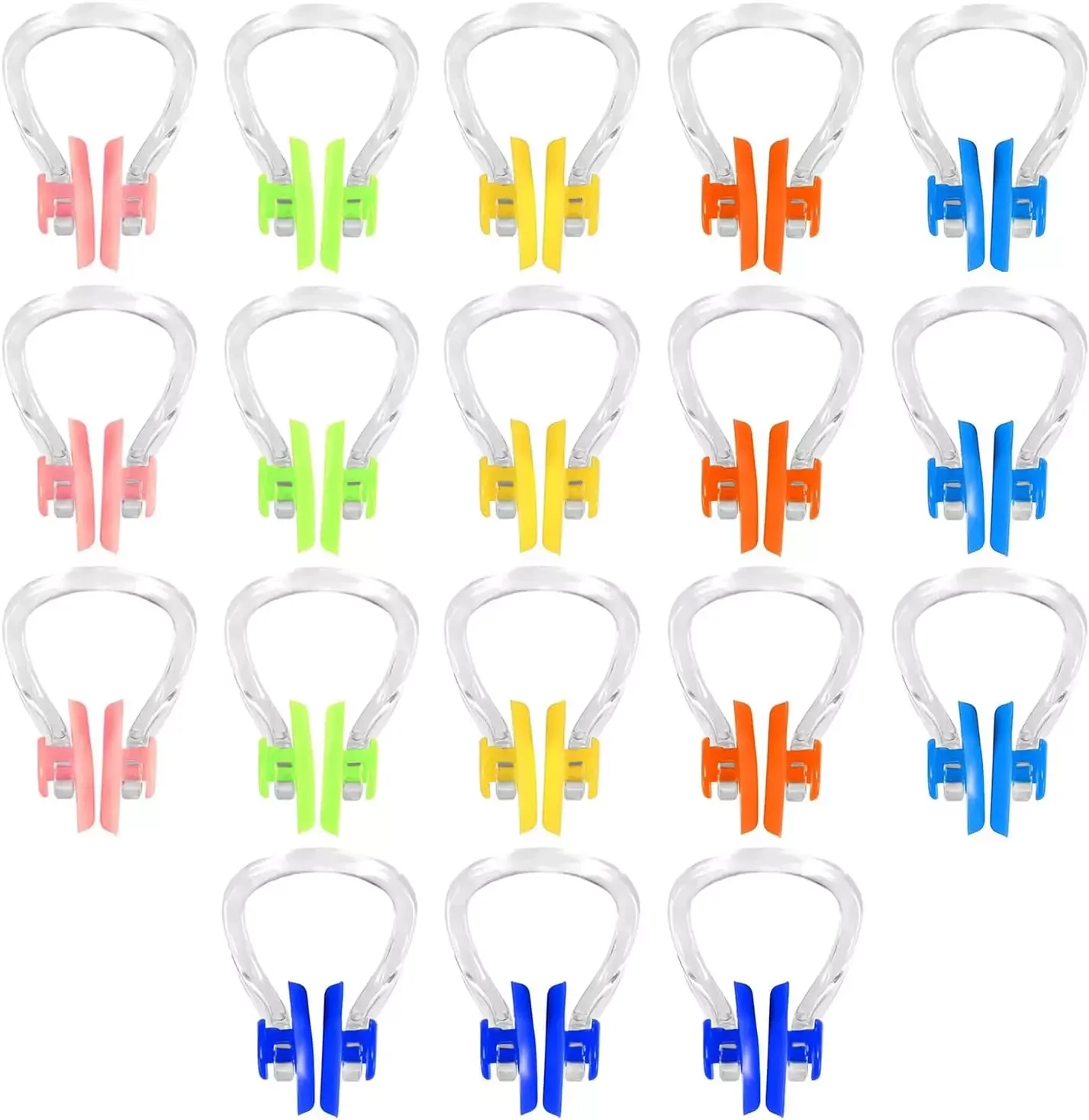 

18Pcs Swimming Nose Clip, Silicone Swim Nose Plugs with Waterproof Silica Gel