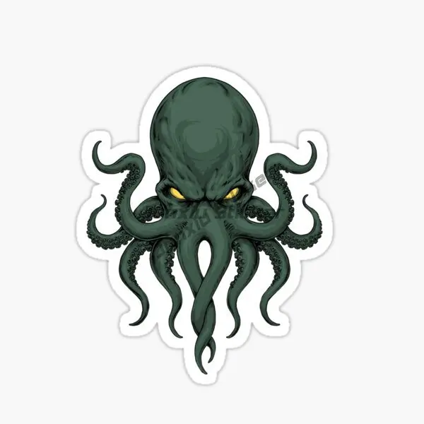 Cthulhu Great Old Ones Octopus Creative PVC Accessories Sticker for Decorate Wall Fridge Car Motorcycle Helmet Bumper Decal