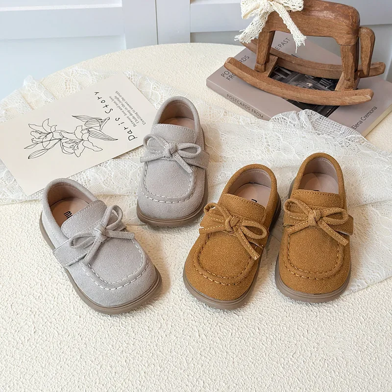 

Children Casual Shoes for Girls Boys 2025 Autumn New Fashion Korean Style Soft Bottom Anti-slippery Versatile Simple Singe Shoes