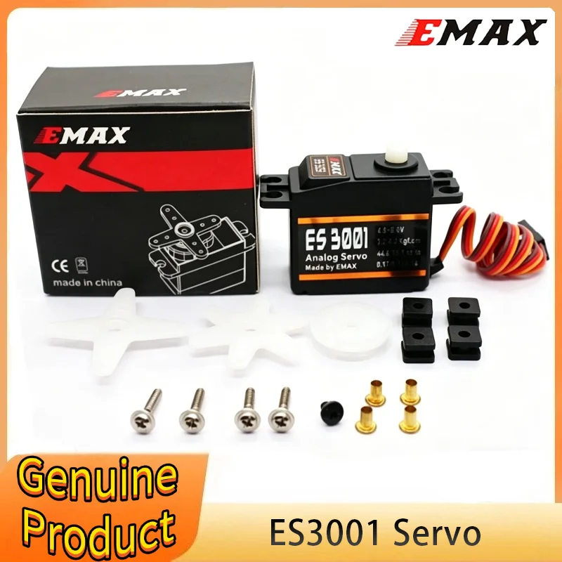 Emax Servo ES3001 Standard 43G Servo Motor for Remote Control Cars RC Car Helicopter Boat Plane 10PCS