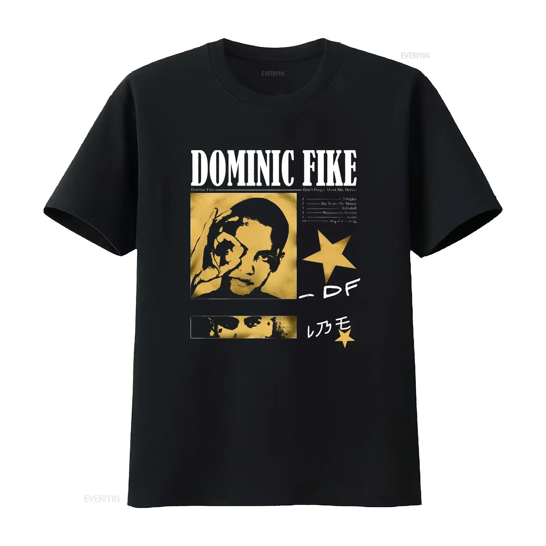Dominic Fike T Shirt Dont forget about me merch long or short sleeves vintage Washed designer clothes Casual Versatile