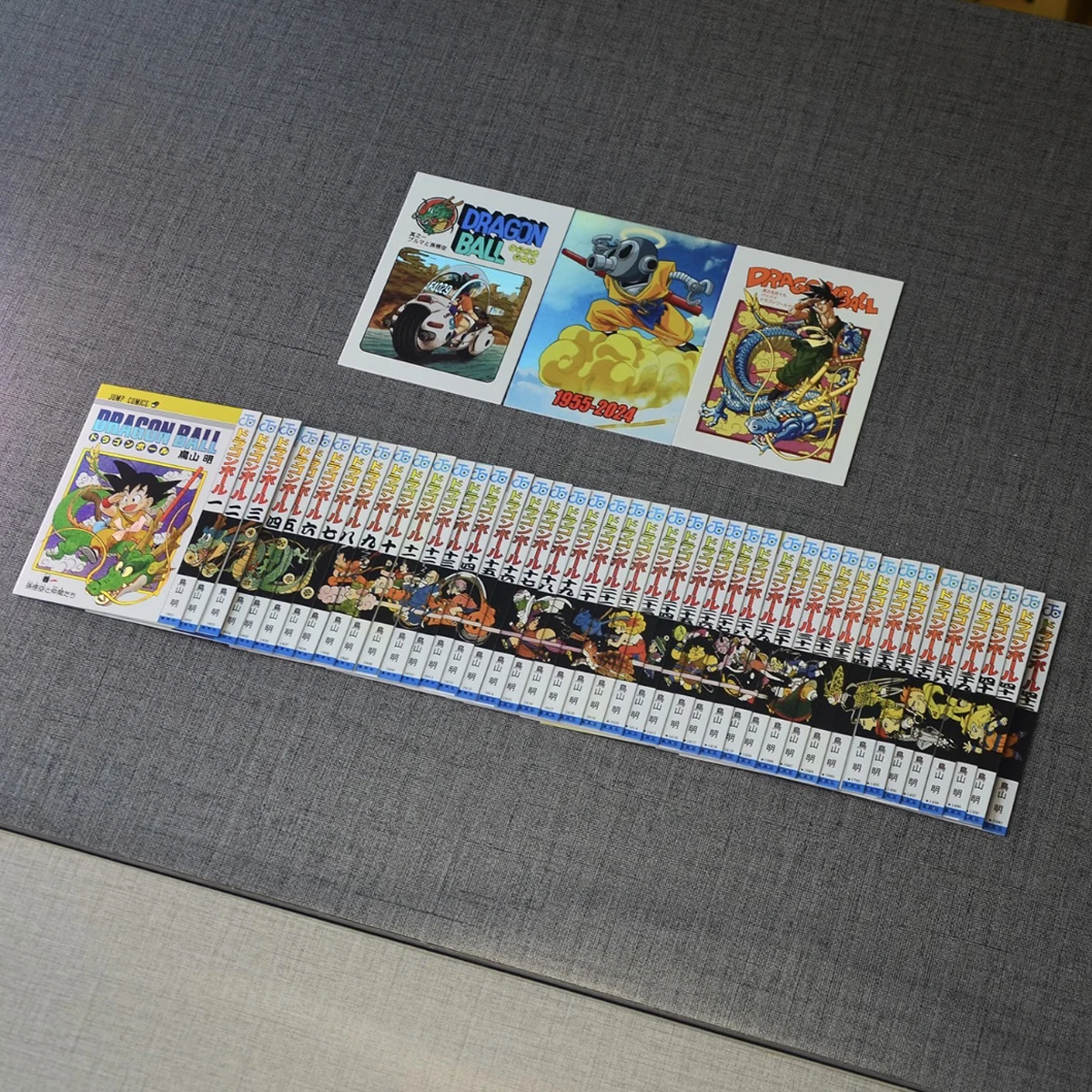 45Pcs/set Dragon Ball Goku Comic Cover Book Spine Frosted Laser Flash Card Gohan Bulma Diy Classic Anime Collection Cards Toy