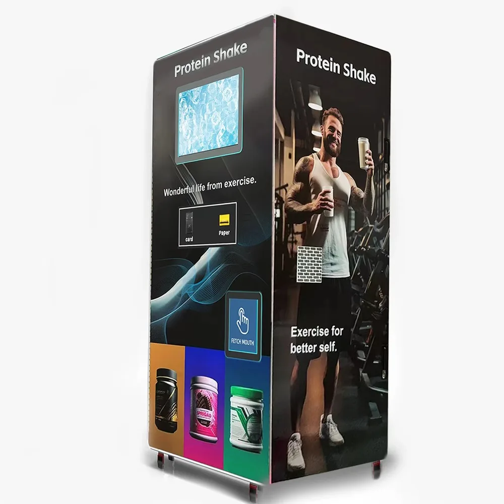 Premium Touch Screen Protein Shakes Vending Machine Commercial Automatic Self-service Dispenser Fitness Gym Bodybuilding Club
