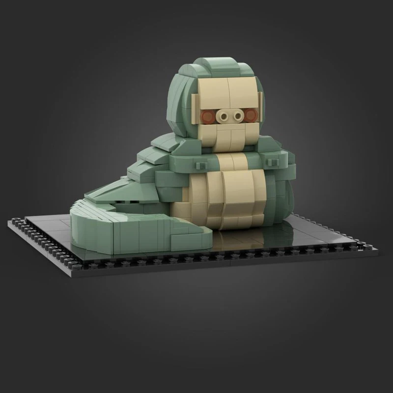 

381 шт. MOC Jabbaes the Hutt Star Battle Строительные блоки Рождественский подарок Дисплей Готовый коллекционный выпуск Идеально подходит для выставки