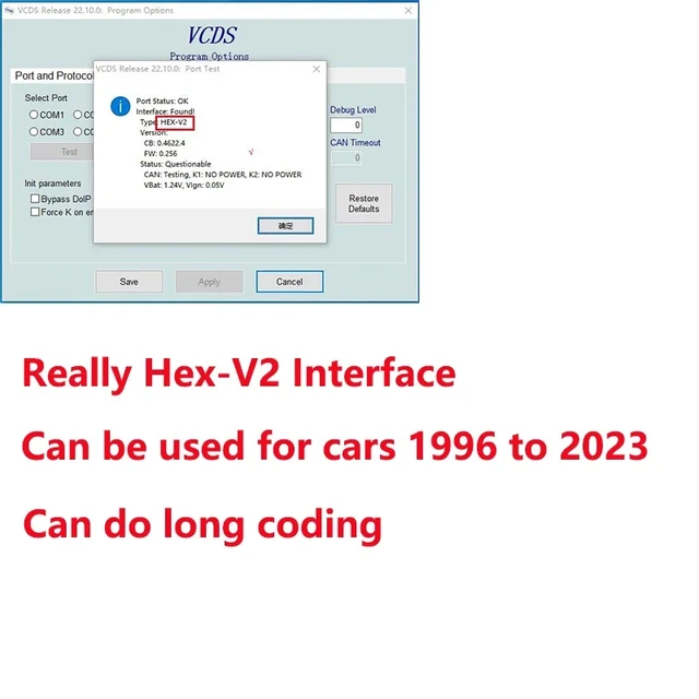 2023 Really hex-v2 VAG COM 23.3 VCDS HEX V2 USB Interface FOR VW AUDI Skoda  Seat Unlimited VINs German/English 1996-2023 - AliExpress