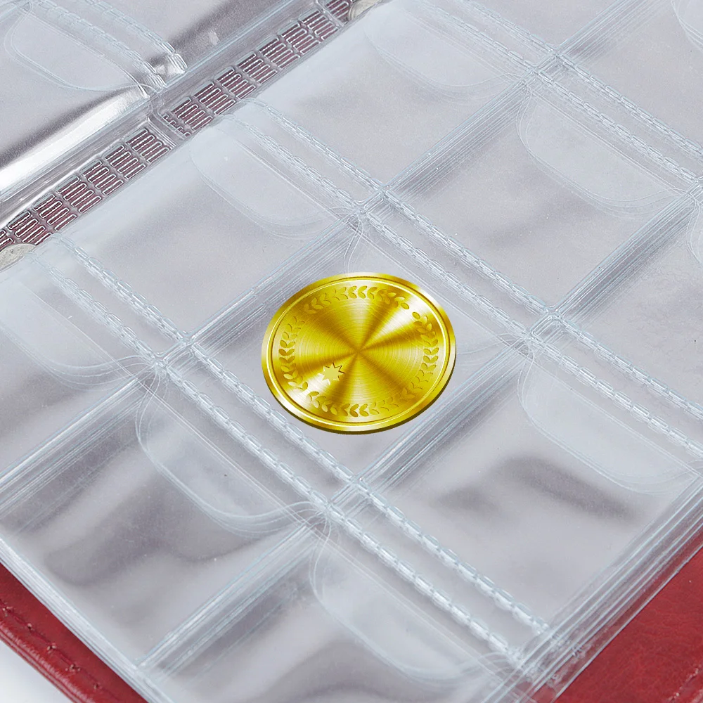 동전 우표 사진 앨범, 돈 정리함 컬렉션 북, 동전 앨범 홀더, 집 장식 스크랩북, 120 포켓