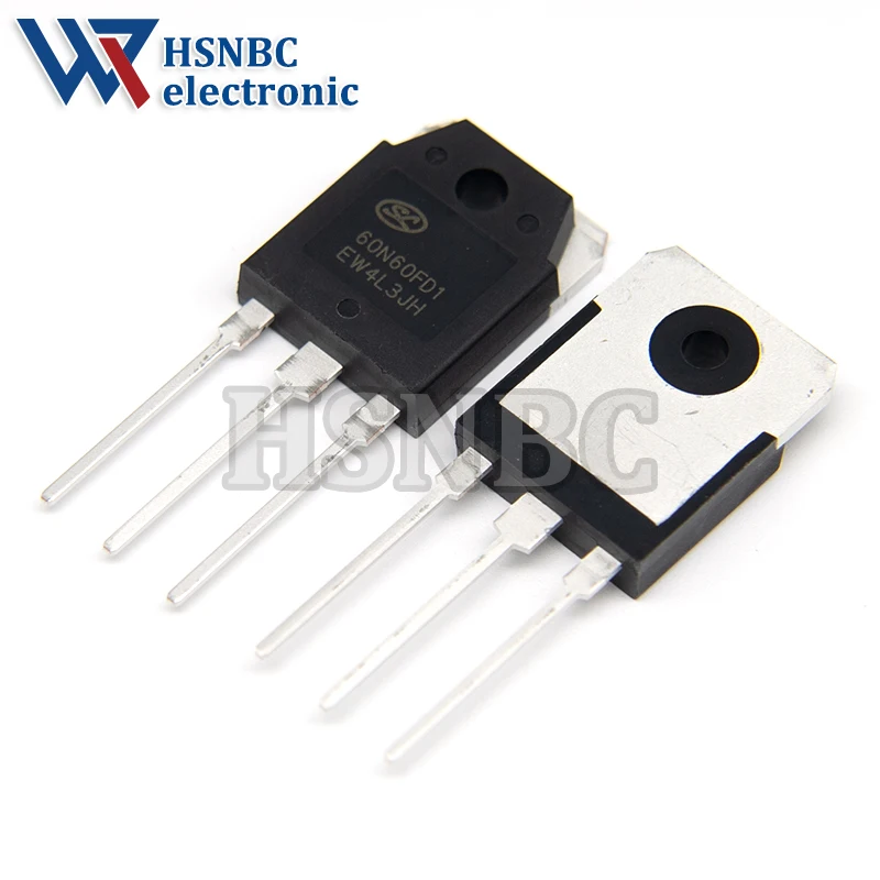 10PCS SGT60N60FD1PN TO-3P OR SGT60N60FD1P7 TO-247 SGT60N60FD1 60N60FD1 600V 60A IGBT Power Transistor 100% New Original
