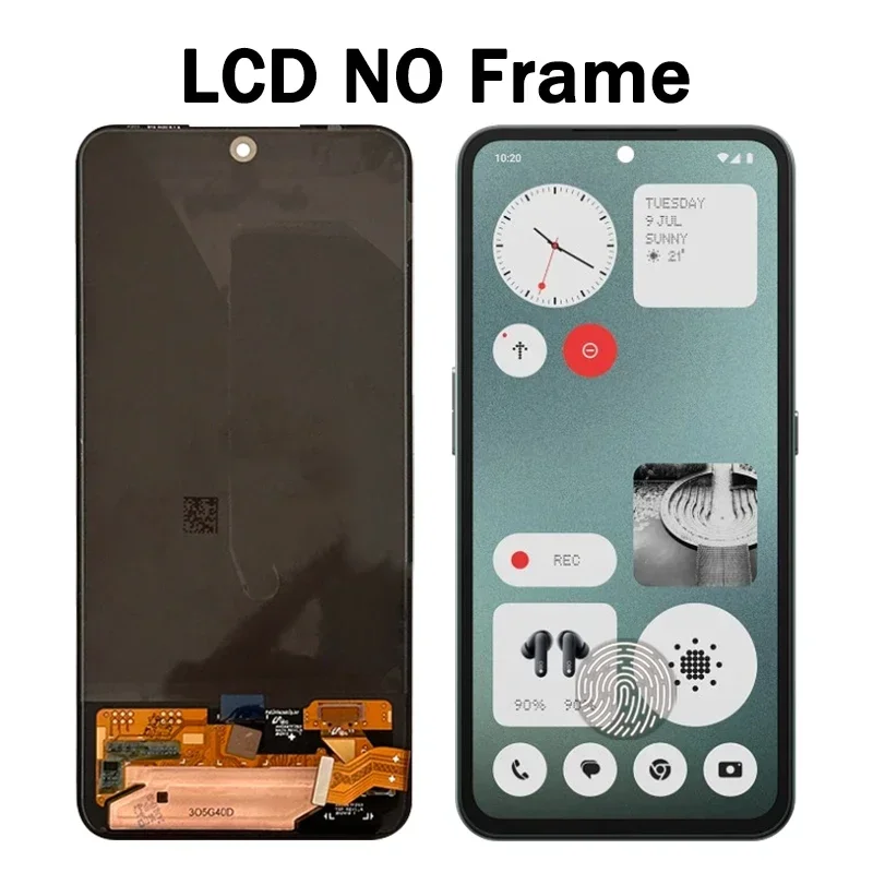 6.67“New AMOLED For Nothing CMF Phone 1 LCD Display Touch Screen Digitizer Assembly For Nothing CMF Phone One Display