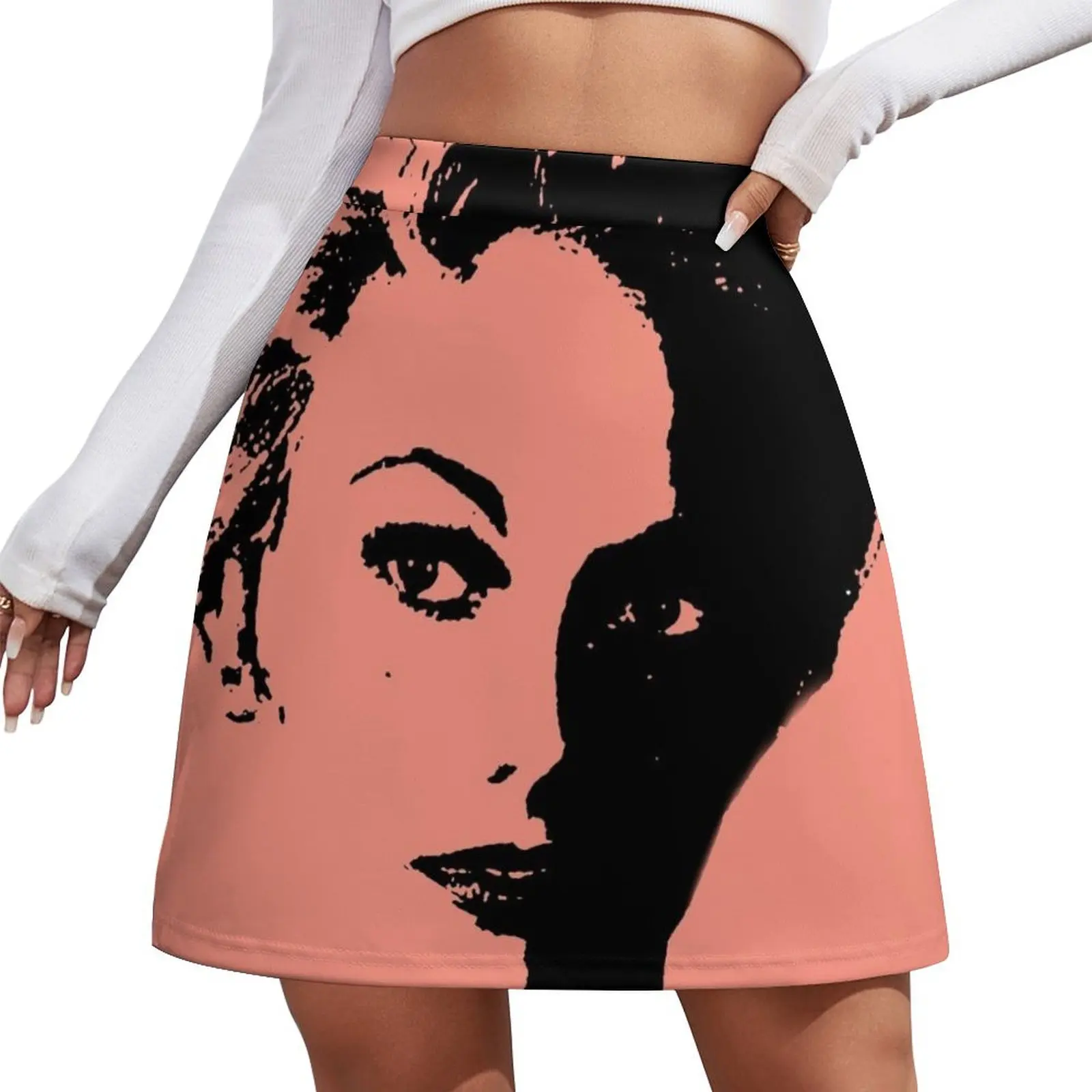 

Kim Novak Minimalist Art Posters and gifts Mini Skirt dresses for prom Skirt satin Short skirt woman Mini