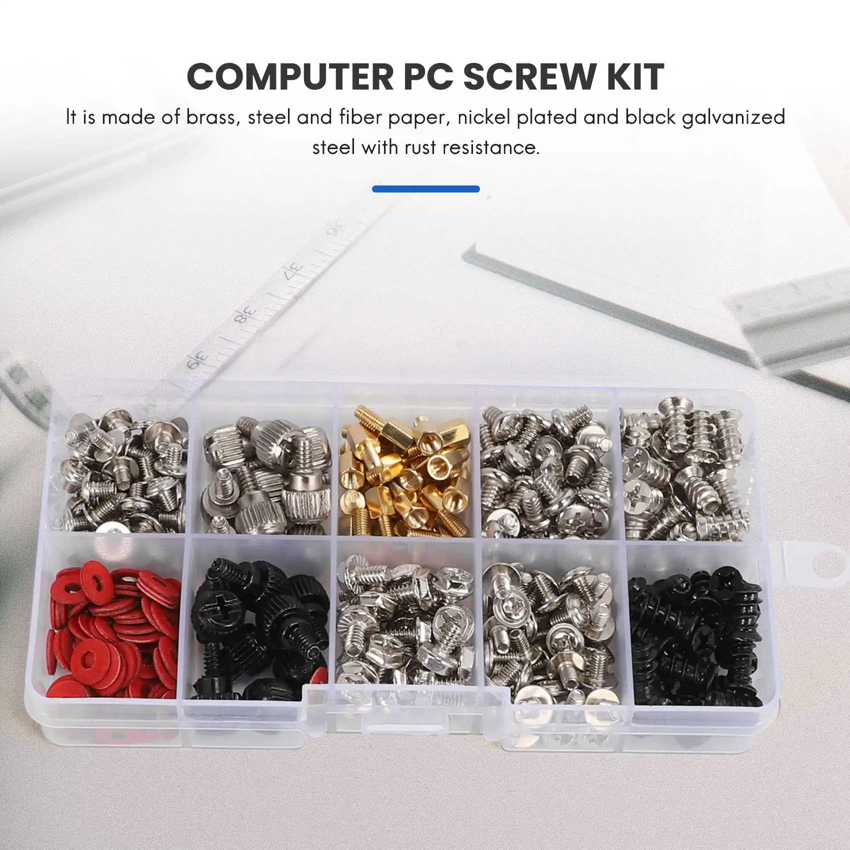 L77A 360PCS Personal Computer ,Pc Case Screws,Motherboard Standoffs for Hard Drive Pc Case Motherboard Fan Power Graphic