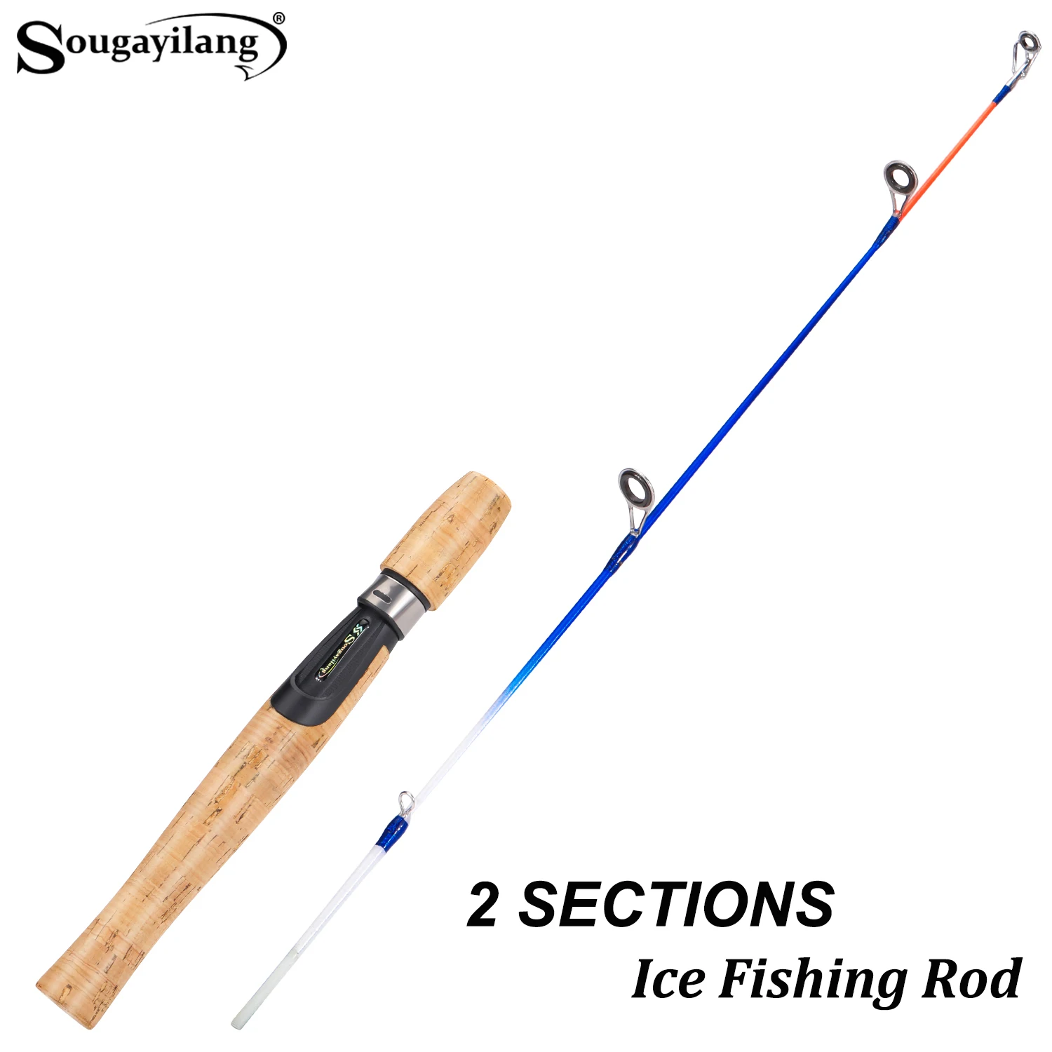 sougayilang-vara-de-pesca-no-gelo-de-2-secoes-vara-de-pesca-no-gelo-ultraleve-de-carbono-alca-de-cortica-vara-de-pesca-no-gelo-de-inverno-especial-para-robalo
