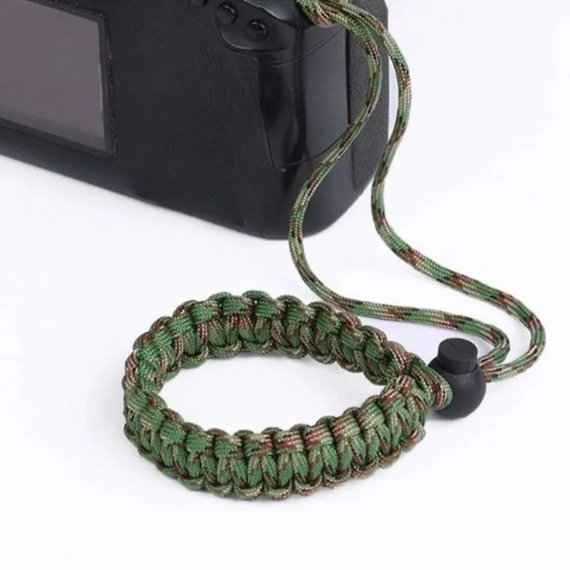 Adjustable Camera Straps Strong Braided Rope Wrist Band Strap DSLR Camera Accessories for Outdoor Photography Anti-lost