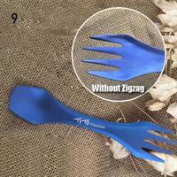 Environmental Accessories Ultralight Outdoor Cookware Picnic Fork Spoon TiTo Titanium Spork Camping Traval