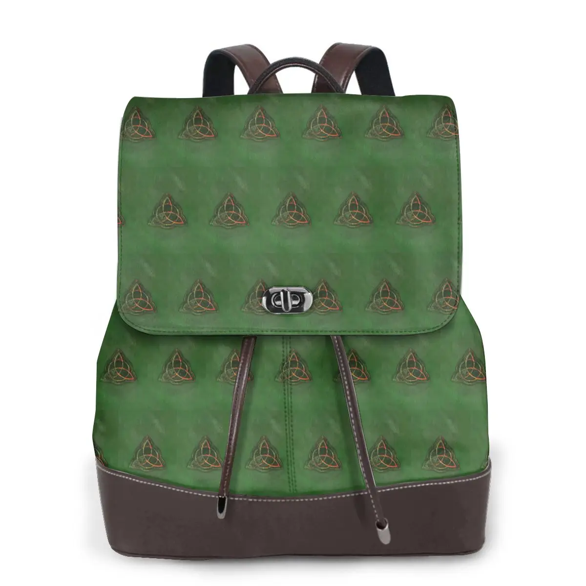 Book Of Shadows - Charmed Triquetra Design Bookbag School Student Bags Hiking Travel Daypack for Women Fashion Derma Backpack