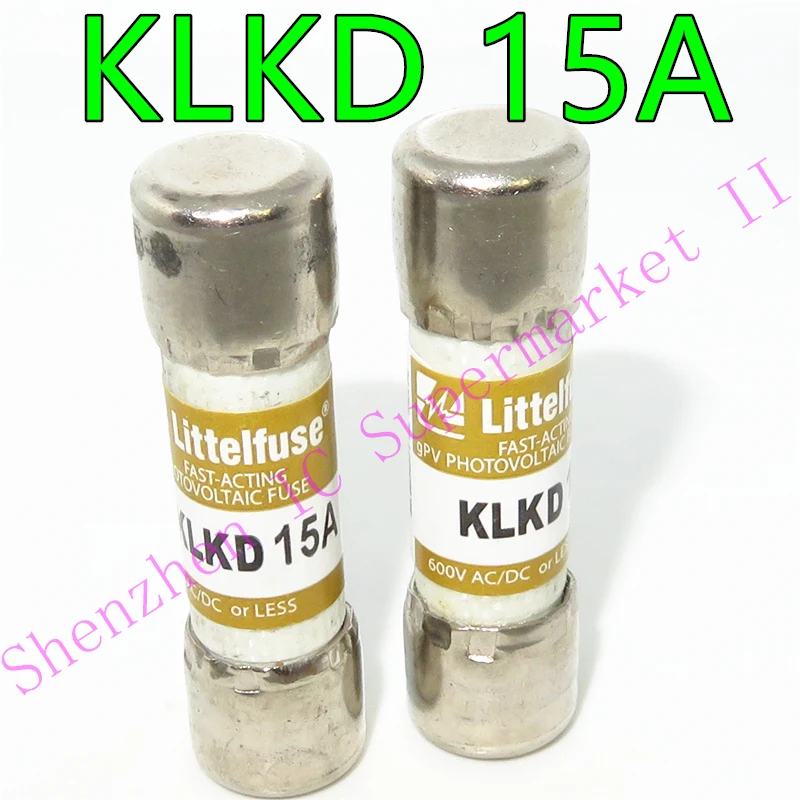 

5PCS KLKD 15A American Littelfuse10*38 fast fuse / original imported fuse 15A600V