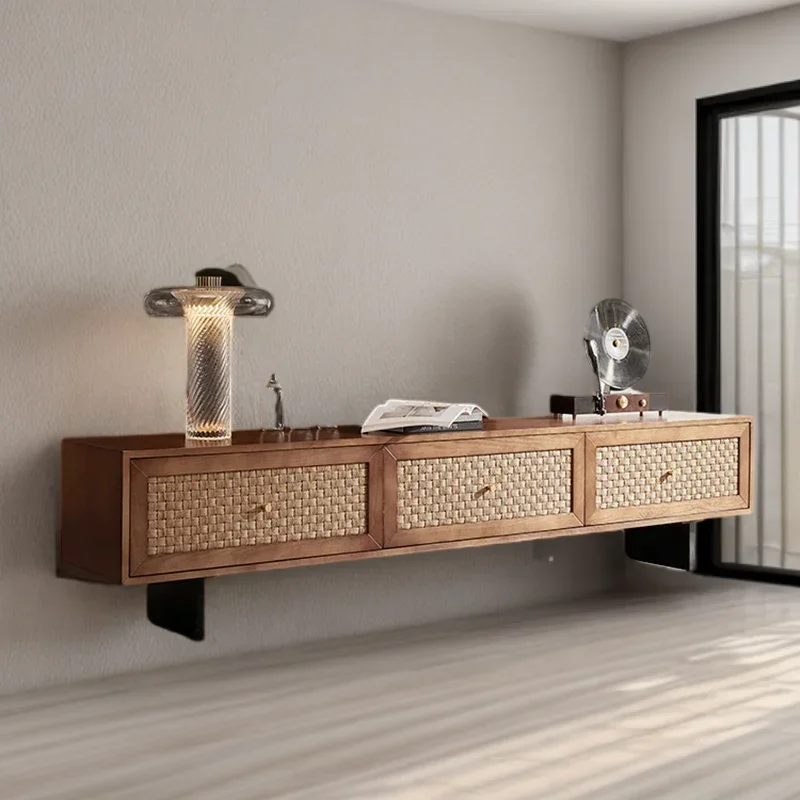 

Entertainment Unit Tv Stand Movable Cabinet Luxury Console Table Hanging Furniture Salon Living Room Farmhouse Display Modern