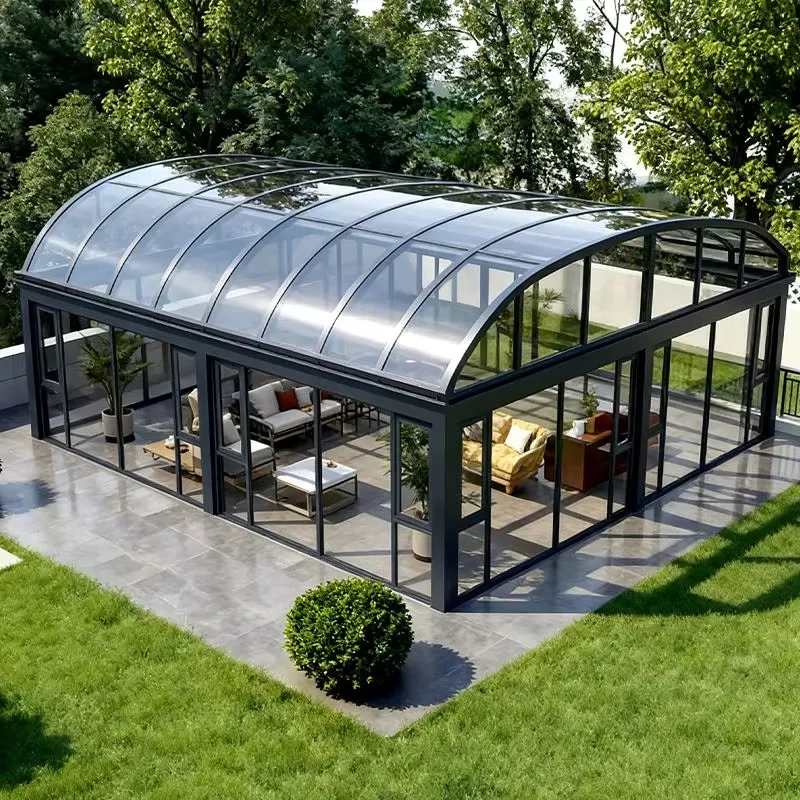 Durable Aluminum Four-Season Sunroom Insulated Solarium For Patio Enclosed Porch Winter Garden Factory-Direct Conservatory