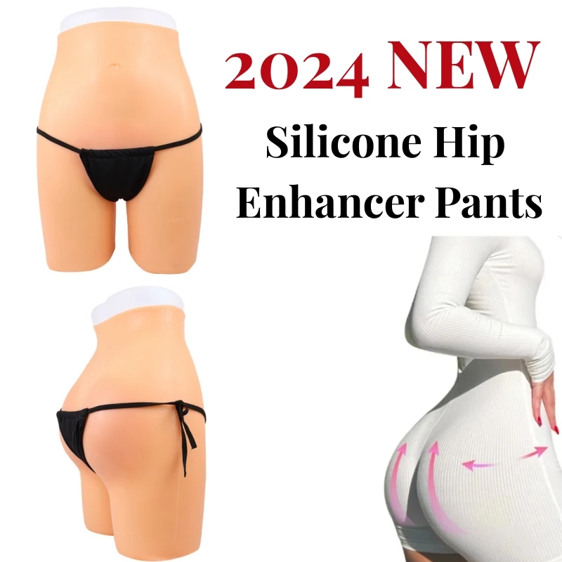 

24 New Silicone Hip Enhancer Pants Realistic Buttock Enhancement Fake Vagina Panty Shapewear for Crossdresser Sexy Female Booty