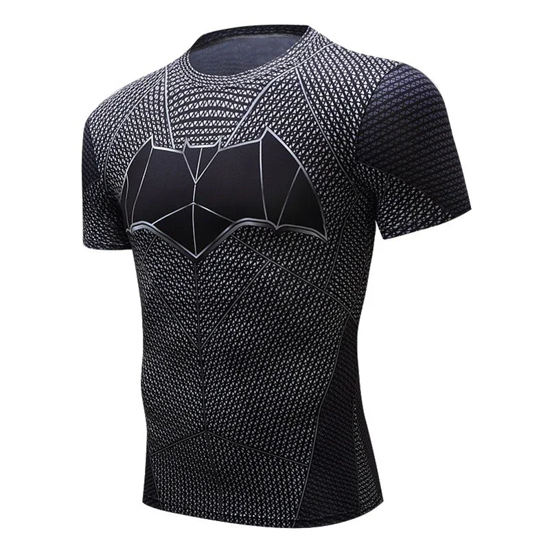 New 2019 Mens Fitness T Shirt Spider Hero Super Captain T Shirt Costume Superhero Mens Tees