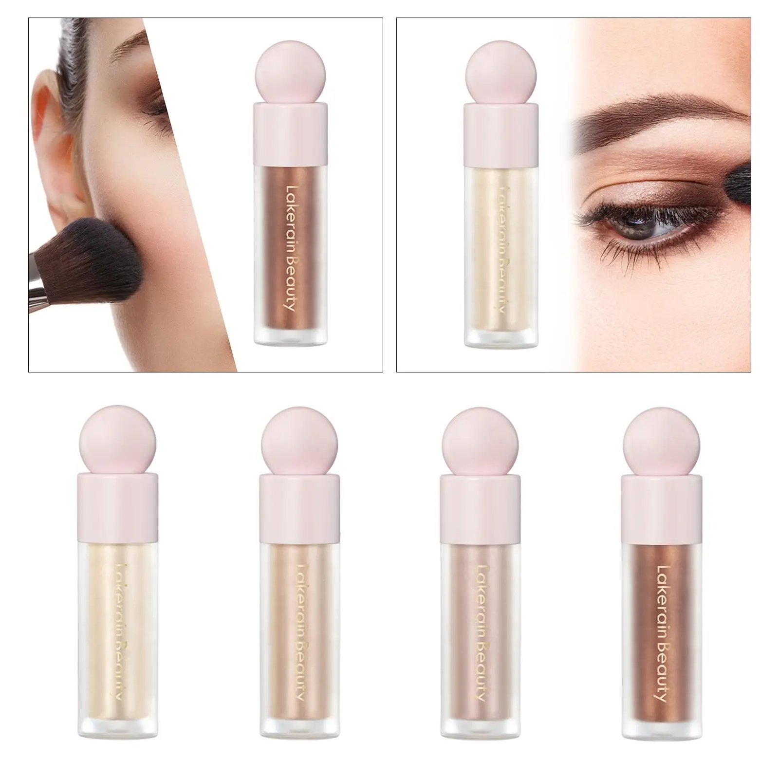 ไฮไลท์เตอร์ชนิดน้ำ ไฮไลท์เตอร์หน้าเรียบเนียนน้ำหนักเบาสำหรับปาร์ตี้ซาลอนสปา